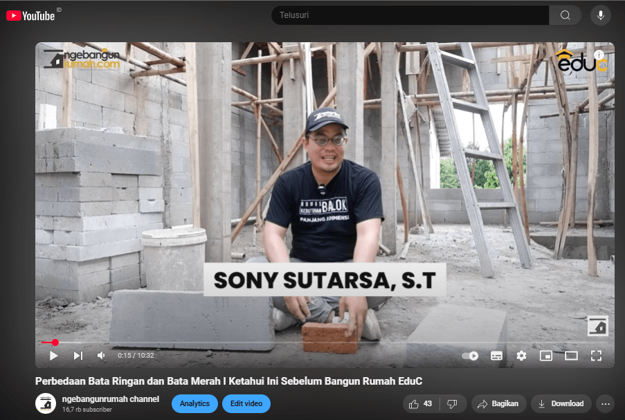 Rumah yang Kokoh: Pilih Material Batu Bata atau Bata Ringan? Perbedaan Bata Ringan dan Bata Merah