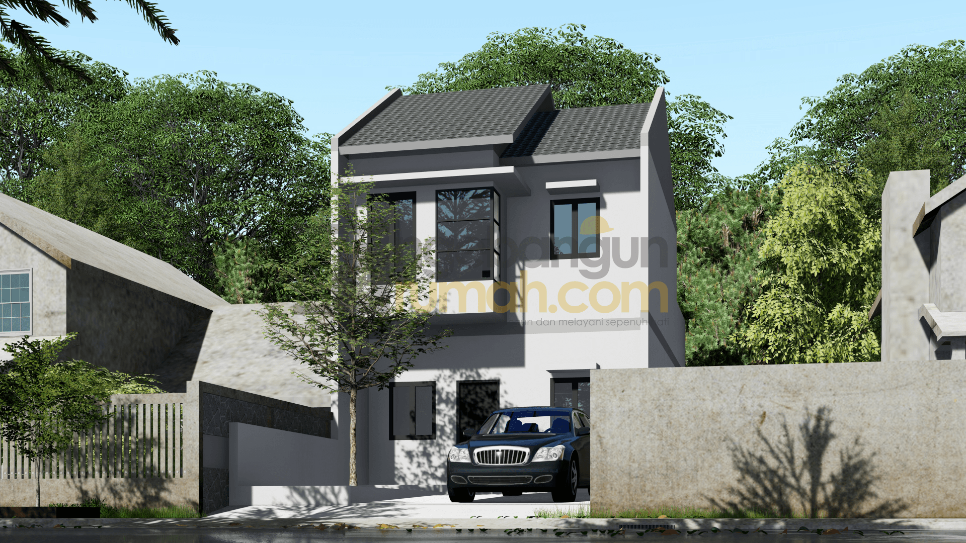 Konsep Rumah Modern 1 Konsep Rumah Modern: Menggali Desain Mewah dengan Sentuhan Minimalis