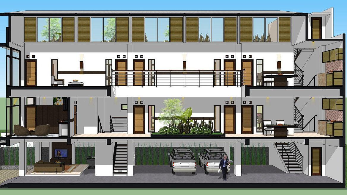 Inspirasi Denah Kos Kosan 10 Kamar Inspirasi Denah Kos