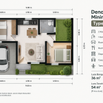 Denah Rumah Minimalis Type 36