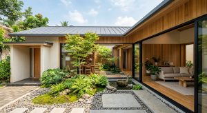 7 Desain Rumah 1 Lantai Japandi yang Minimalis dan Nyaman Desain Rumah 1 Lantai Japandi