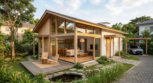 7 Desain Rumah 1 Lantai Japandi yang Minimalis dan Nyaman Desain Rumah 1 Lantai Japandi