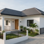 magnific rumah 1 lantai dengan 3 kamar tidur gambar aja gau 60067 5 Ide Desain Rumah Minimalis Modern 1 Lantai yang Fungsional