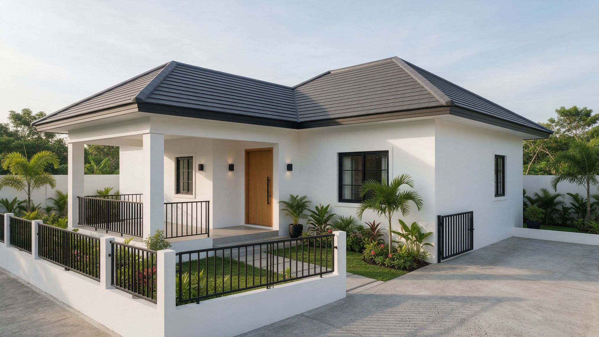 magnific rumah 1 lantai dengan 3 kamar tidur gambar aja gau 60067 5 Ide Desain Rumah Minimalis Modern 1 Lantai yang Fungsional