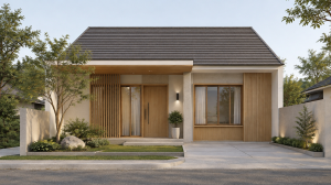 rumah Japandi 1 lantai