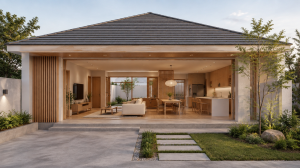 rumah Japandi 1 lantai