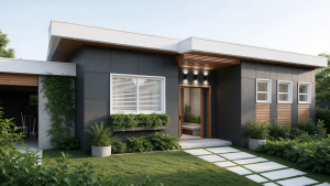 5 Inspirasi Desain Rumah 1 Lantai Minimalis Modern yang Elegan desain rumah 1 lantai minimalis modern