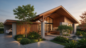 5 Inspirasi Desain Rumah 1 Lantai Minimalis Modern yang Elegan desain rumah 1 lantai minimalis modern