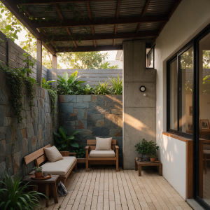 teras rumah minimalis modern