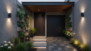 teras rumah minimalis modern