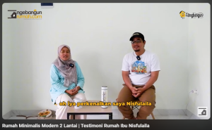 Rumah Minimalis Modern 2 Lantai | Testimoni Rumah Ibu Nisfulaila