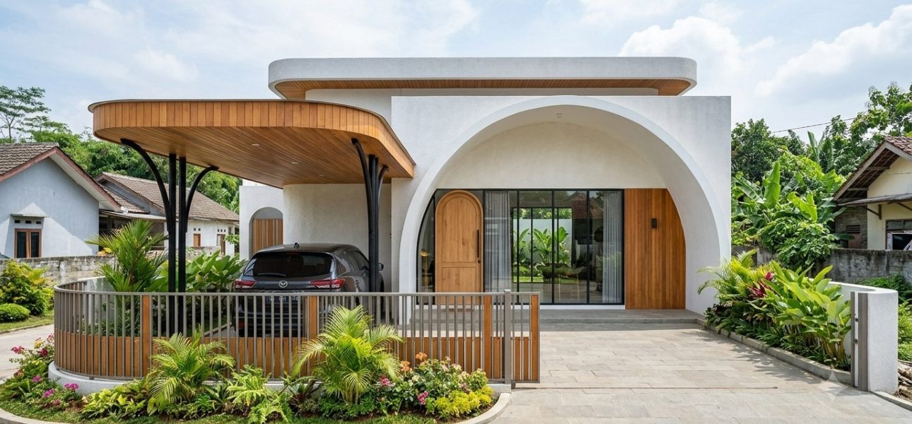 5 Inspirasi Material Fasad Rumah yang Awet Fasad Rumah