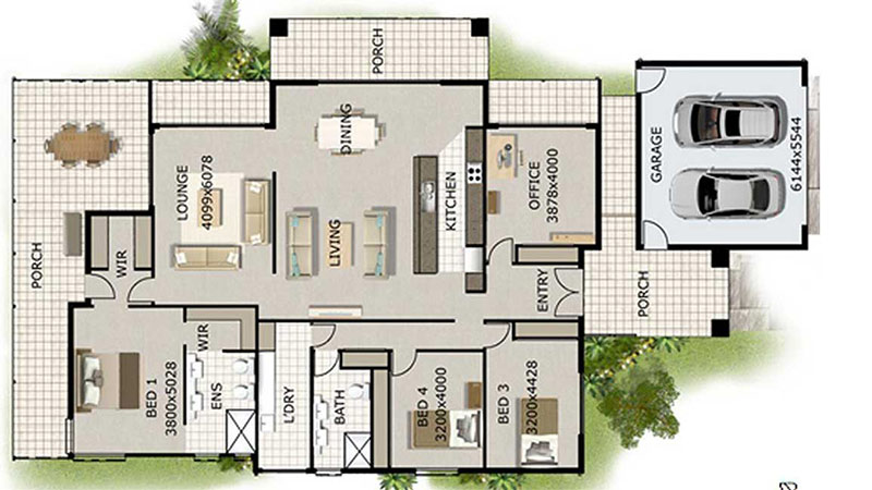 Layout Rumah