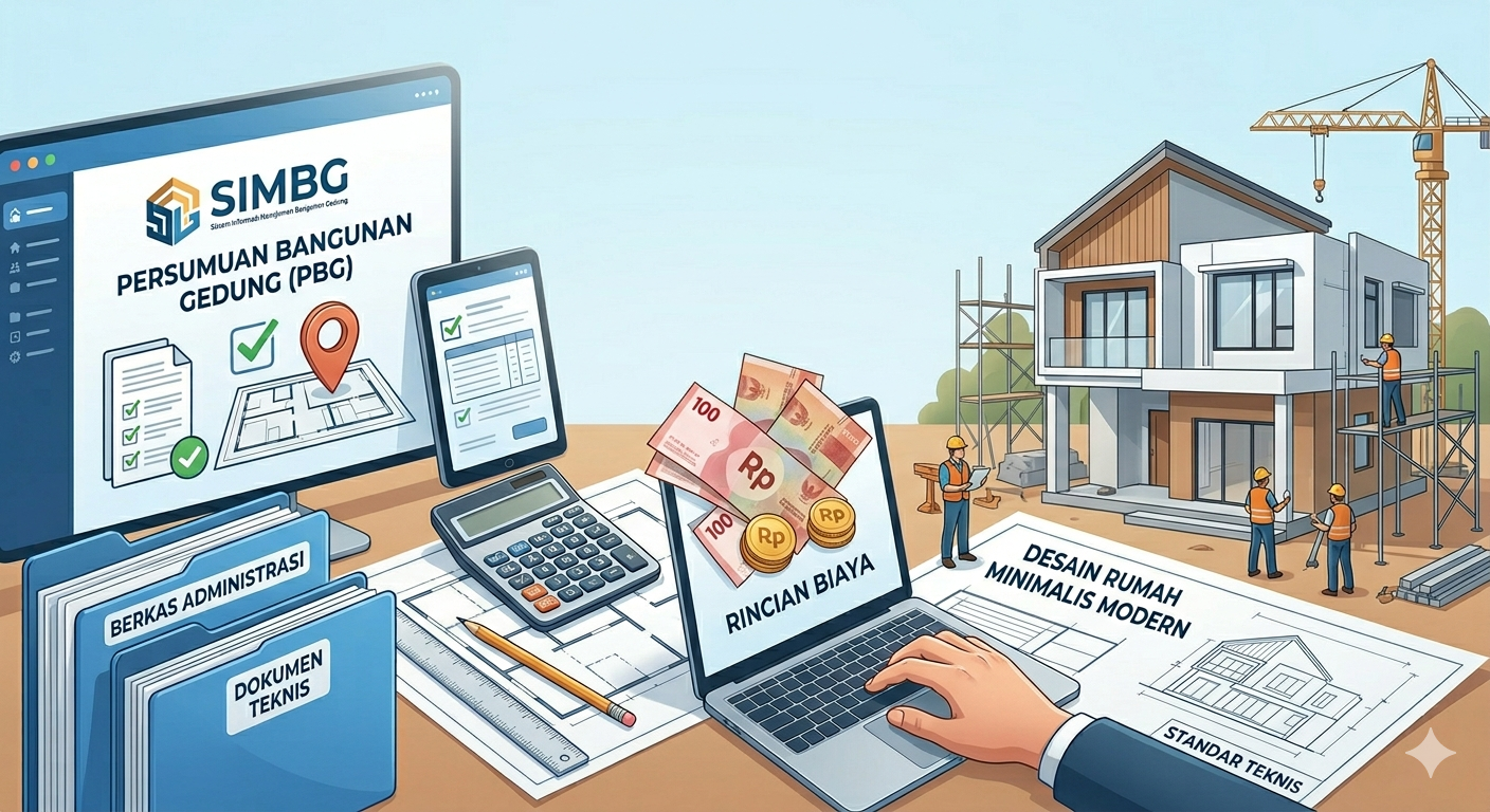 Ilustrasi Rincian Biaya PBG 2026